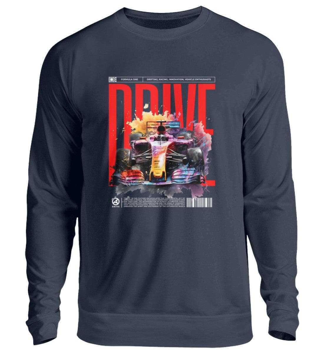 F1 Racing DRIVE - Unisex Pullover Sweatshirt Novawear Oxford Navy S 