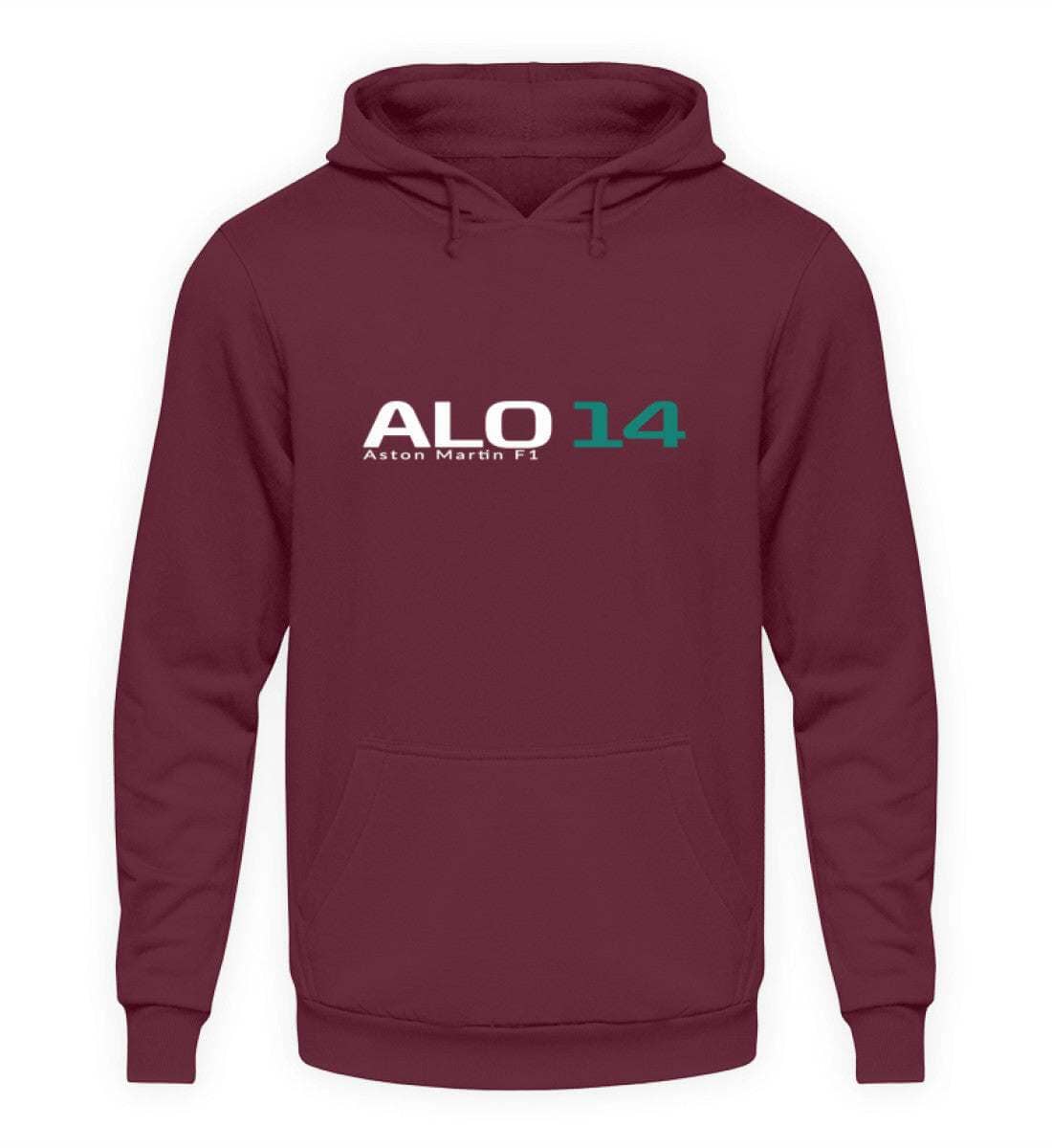 F1 Racing Fernando Alonso 14 - Unisex Hoodie Hoodie Novawear Burgundy XS 