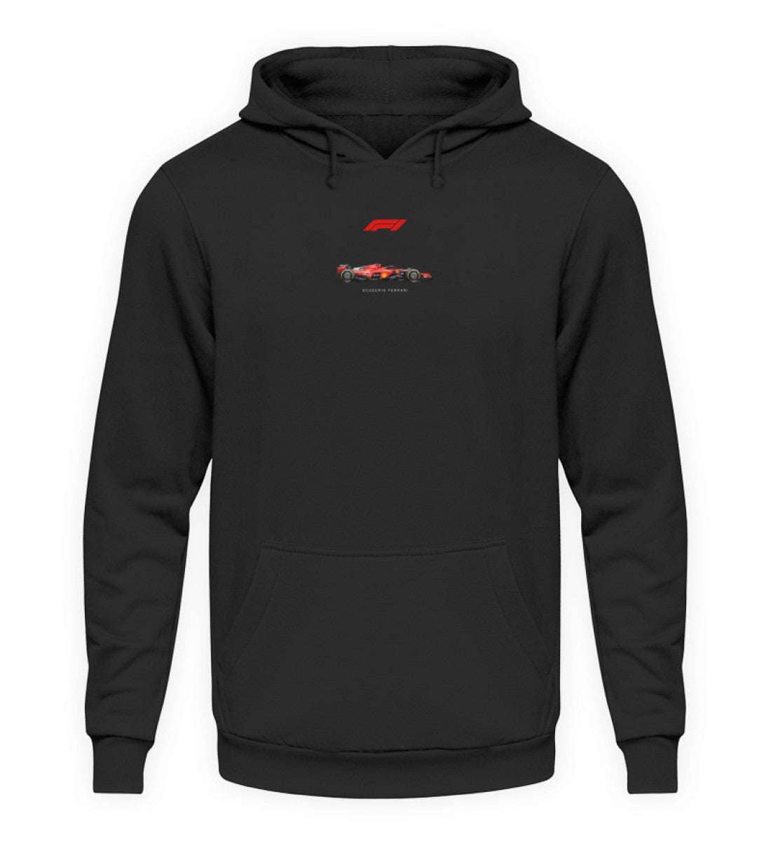 F1 Racing Ferrari - Unisex Hoodie Hoodie Novawear Tief Schwarz XS 