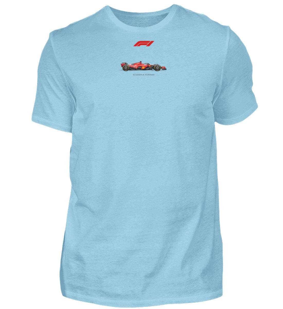 F1 Racing Ferrari - Unisex Shirt T-Shirt Novawear Himmelblau XS 