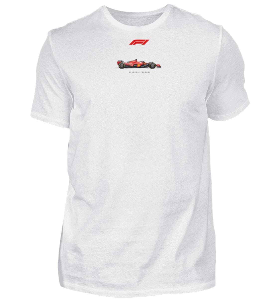 F1 Racing Ferrari - Unisex Shirt T-Shirt Novawear White S 