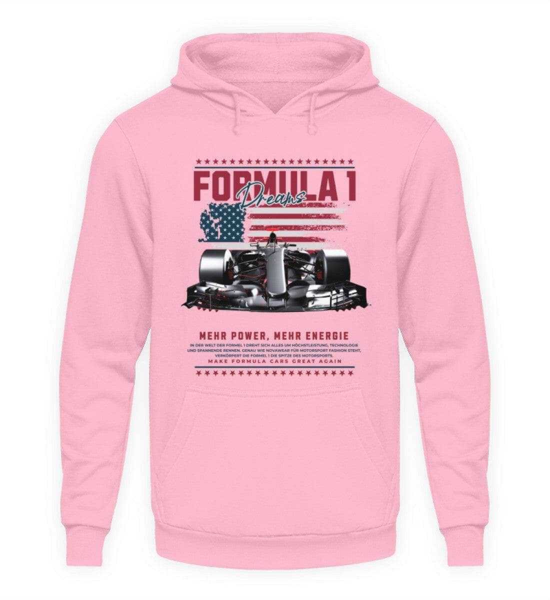 F1 Racing Formula Dream - Unisex Hoodie Hoodie Novawear Baby Pink XS 