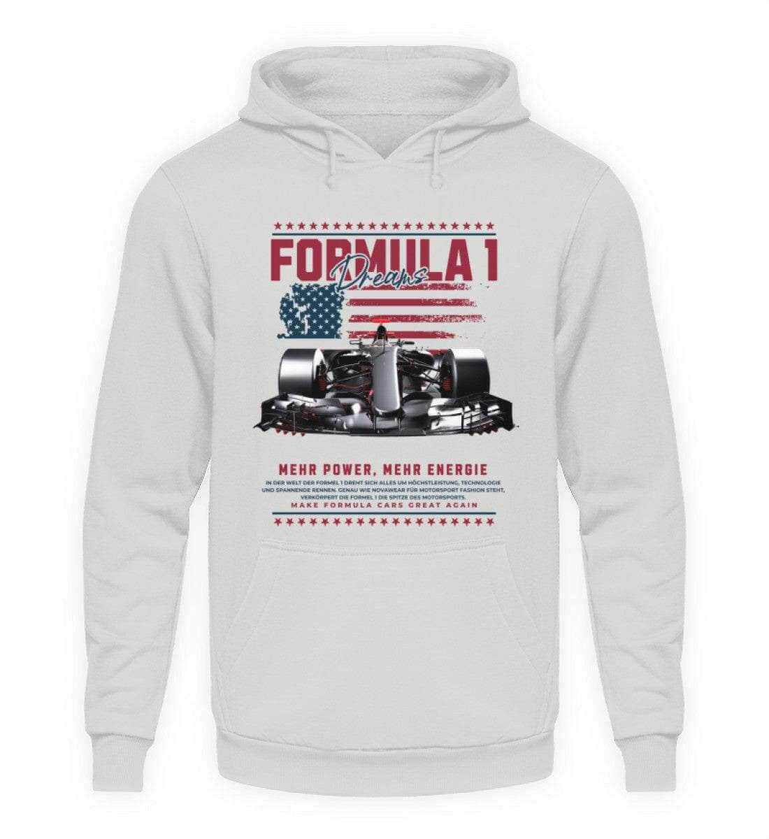 F1 Racing Formula Dream - Unisex Hoodie Hoodie Novawear Sport Grey XS 