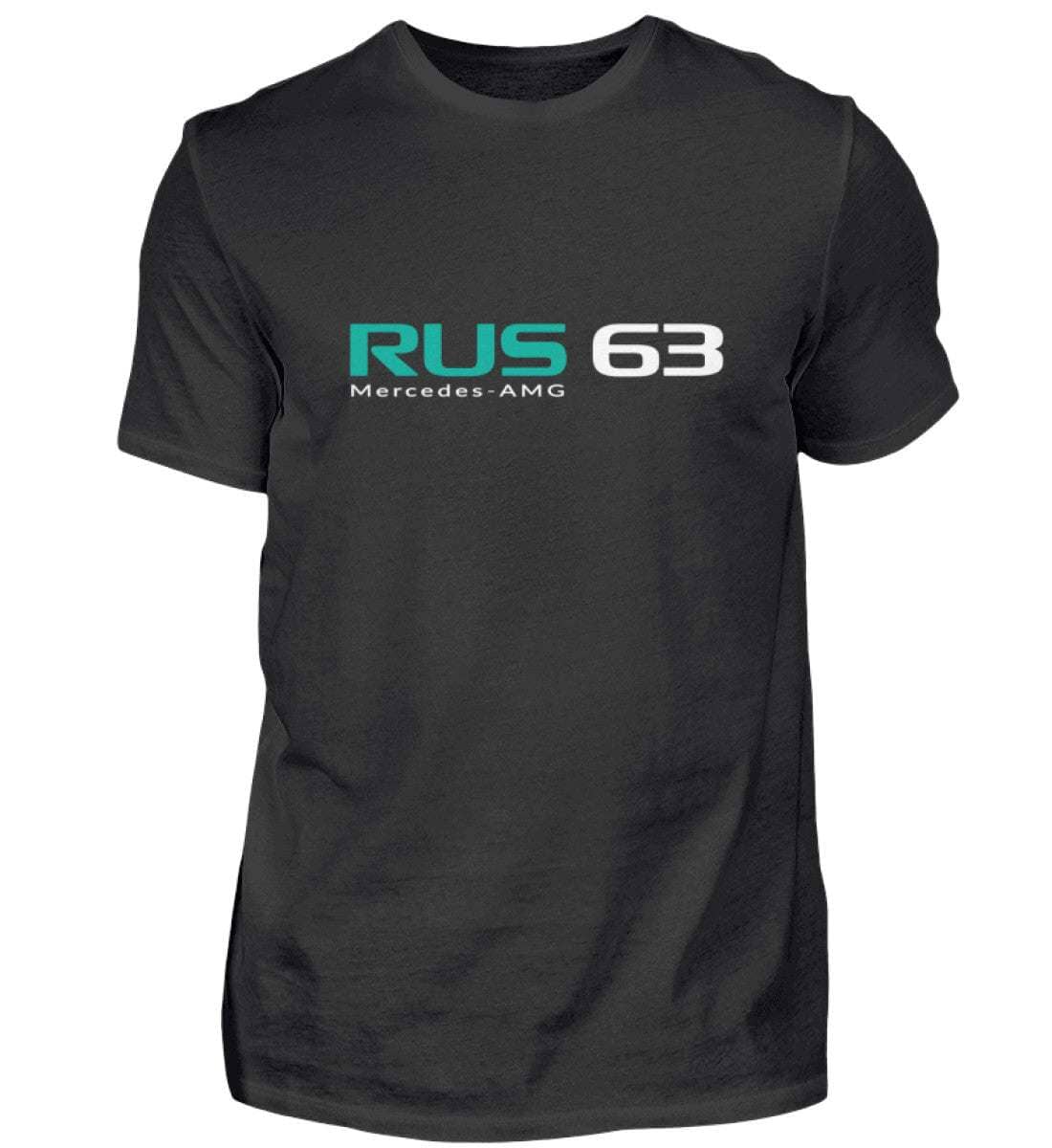 F1 Racing George Russell 63 - Unisex Shirt T-Shirt Novawear Schwarz XS 