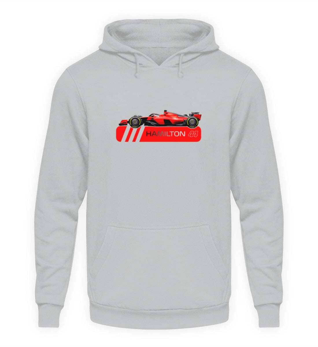 F1 Racing L. Hamilton Ferrari Limited Edition - Unisex Hoodie Hoodie Novawear Heather Sport Grey XS 