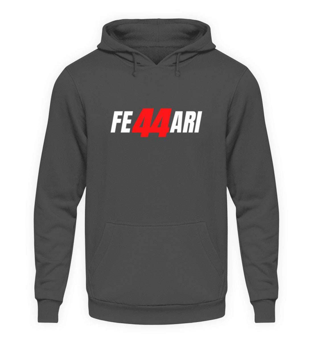 F1 Racing L. Hamilton Ferrari Limited Edition - Unisex Hoodie Hoodie Novawear Steel Grey (Solid) XS 