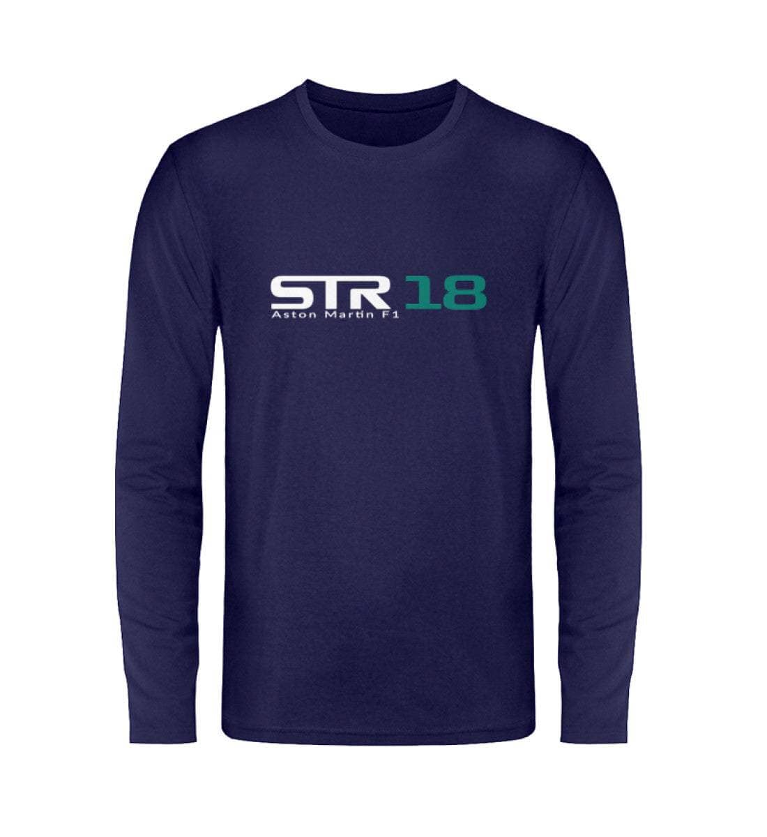 F1 Racing Lance Stroll 18 - Unisex Langarmshirt Unisex Langarmshirt Novawear Navy S 