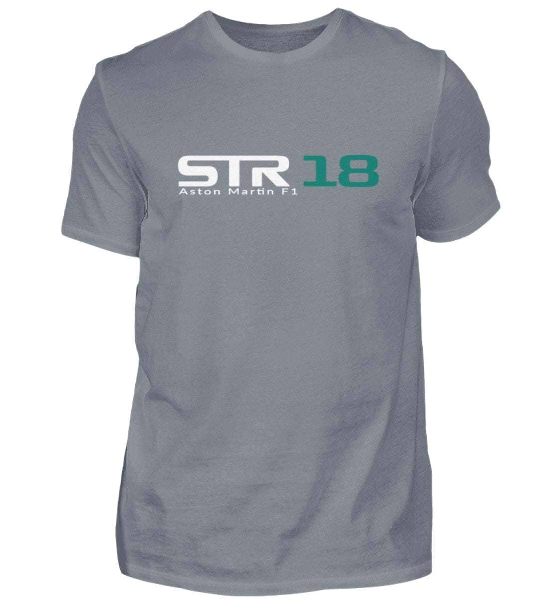 F1 Racing Lance Stroll 18 - Unisex Shirt T-Shirt Novawear Pacific Grey S 