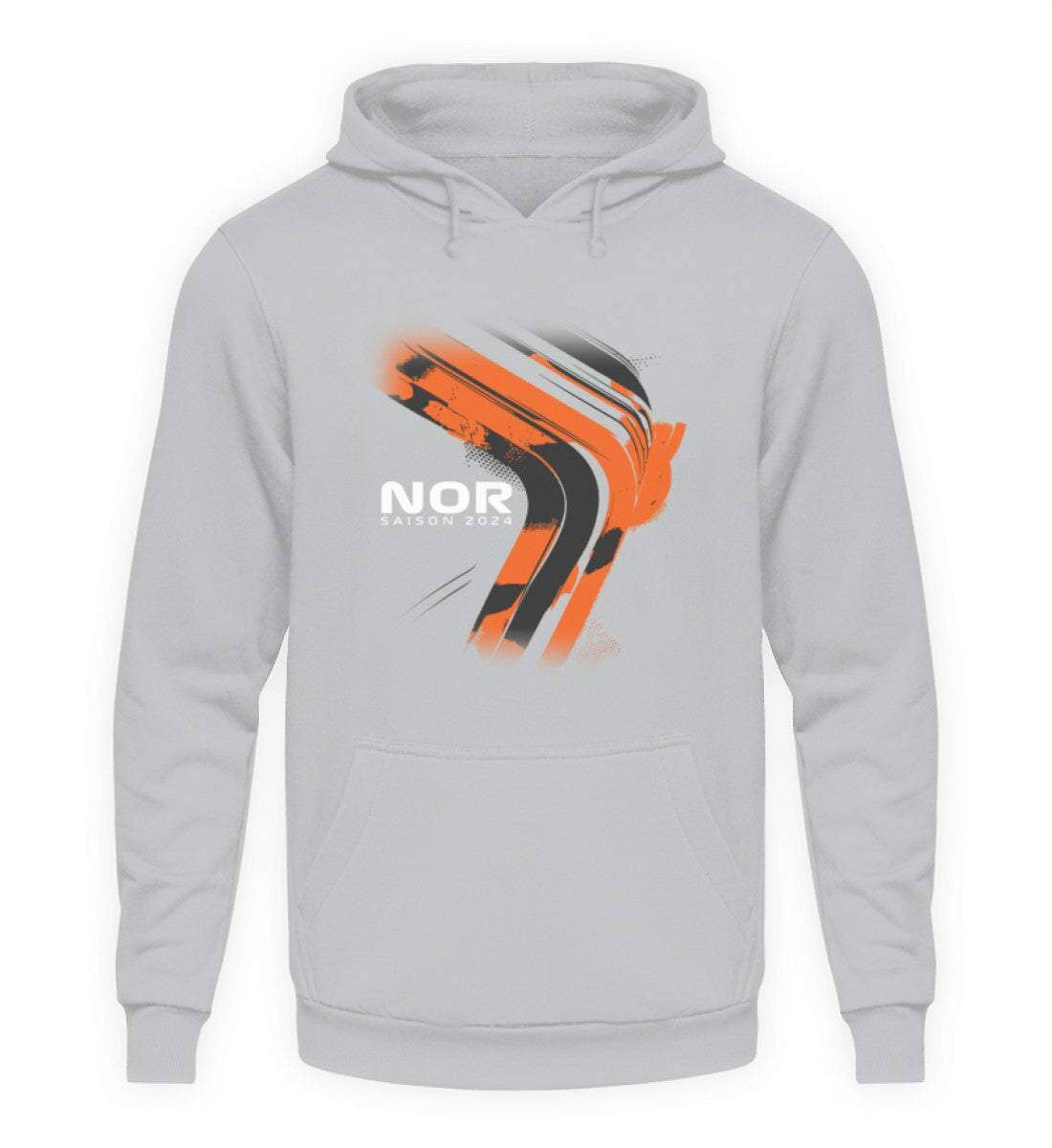 F1 Racing Lando Norris 2024 Limited Edition - Unisex Hoodie Hoodie Novawear Heather Sport Grey XS 