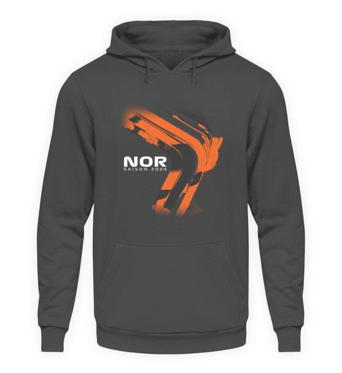 F1 Racing Lando Norris 2024 Limited Edition - Unisex Hoodie Hoodie Novawear Steel Grey (Solid) XS 