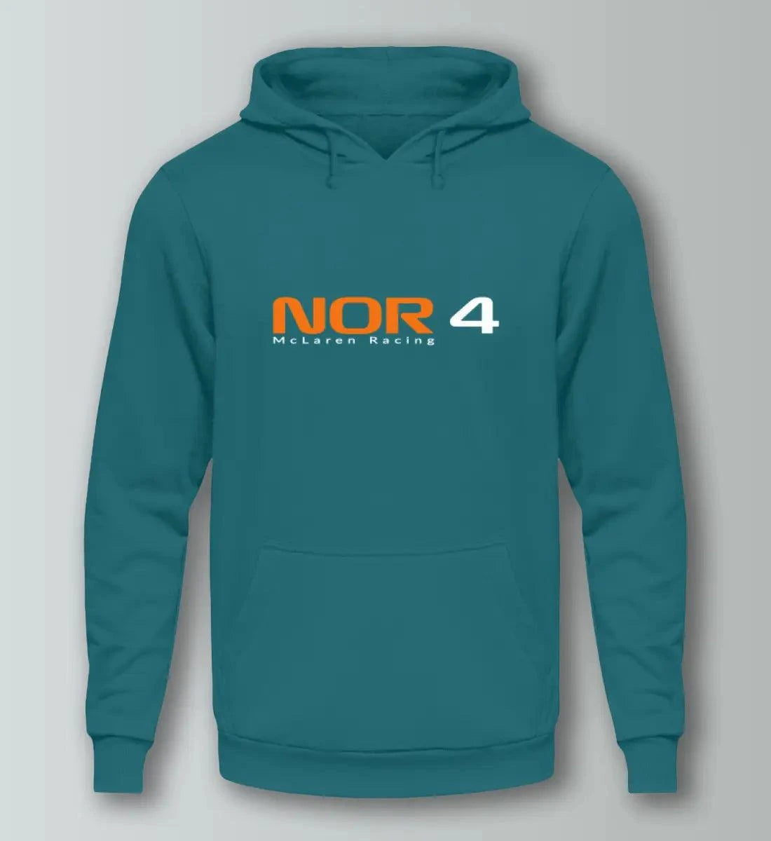 F1 Racing Lando Norris 4 - Unisex Hoodie Kapuzenpullover Novawear Airforce Blue XS 