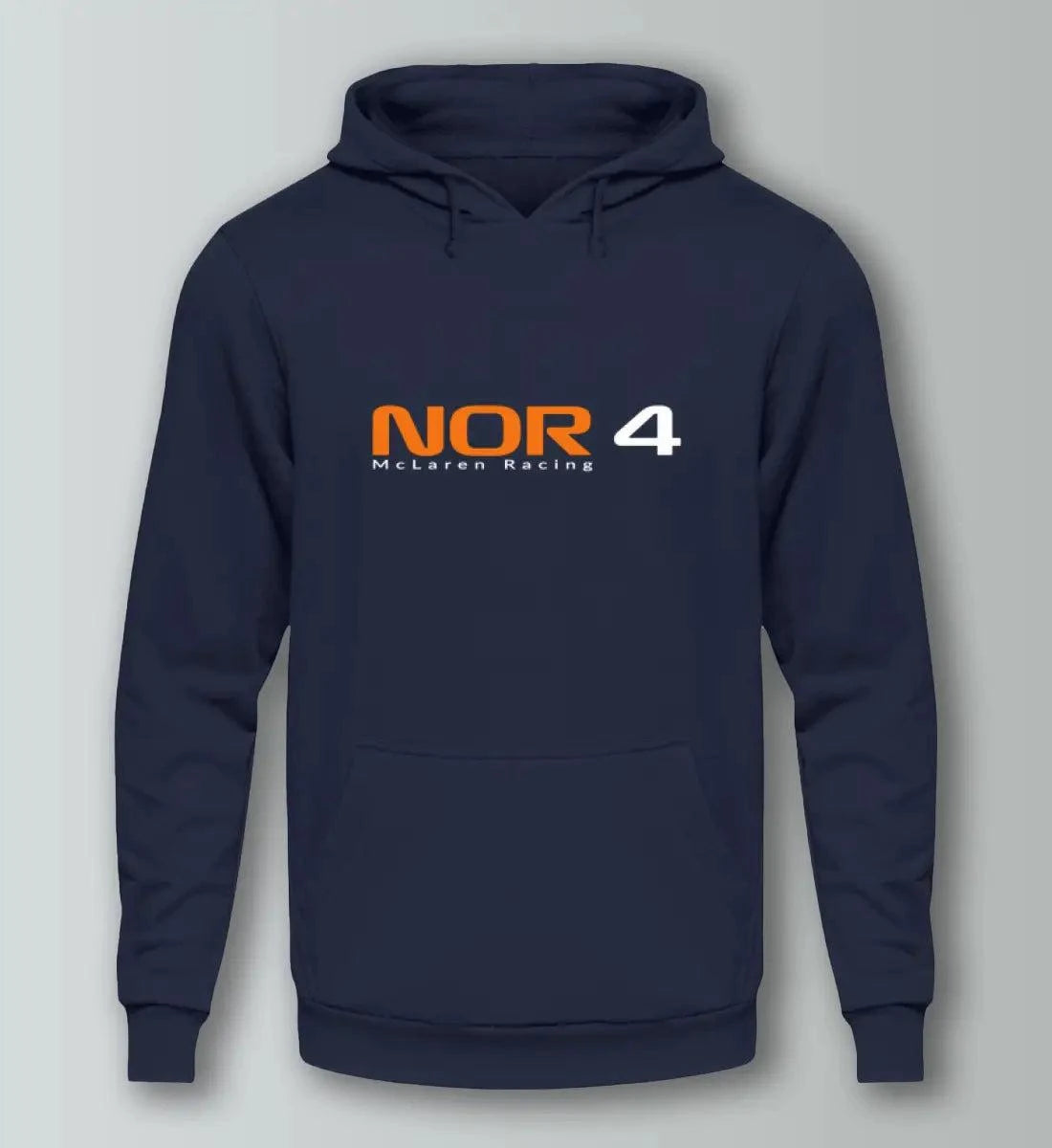 F1 Racing Lando Norris 4 - Unisex Hoodie Kapuzenpullover Novawear Oxford Navy XS 