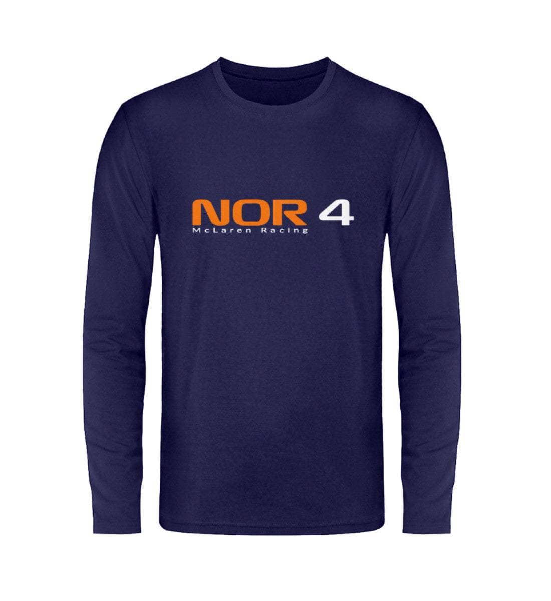 F1 Racing Lando Norris 4 - Unisex Langarmshirt Langarmshirt Novawear Navy S 