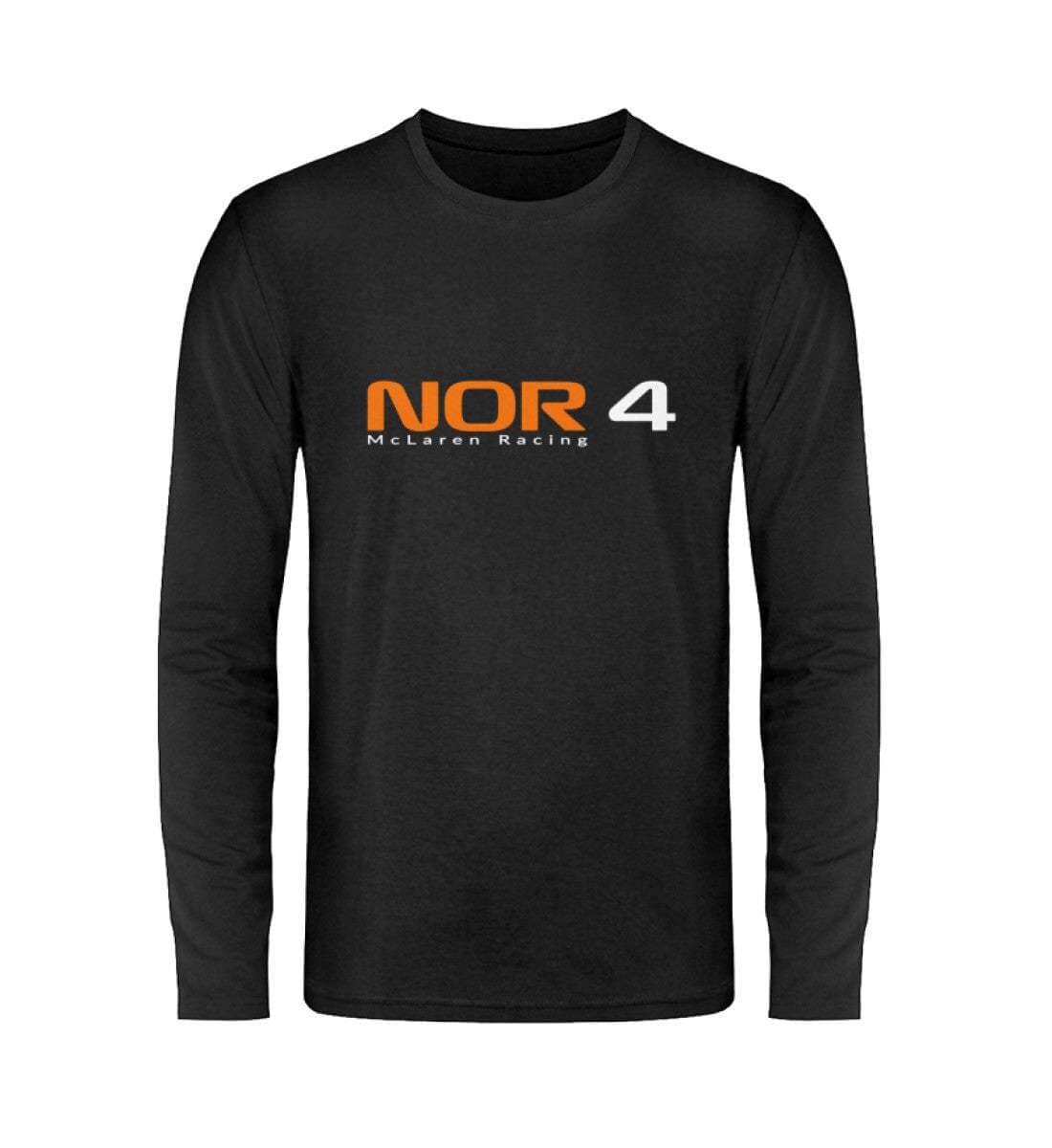 F1 Racing Lando Norris 4 - Unisex Langarmshirt Langarmshirt Novawear Schwarz S 