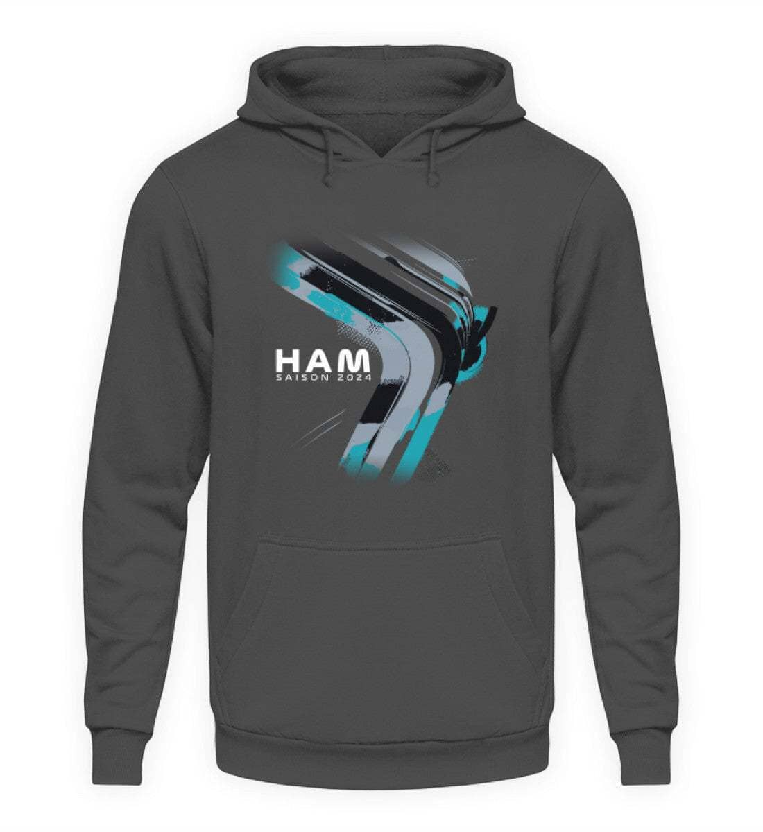 F1 Racing Lewis Hamilton 2024 Limited Edition - Unisex Hoodie Hoodie Novawear Steel Grey (Solid) XS 