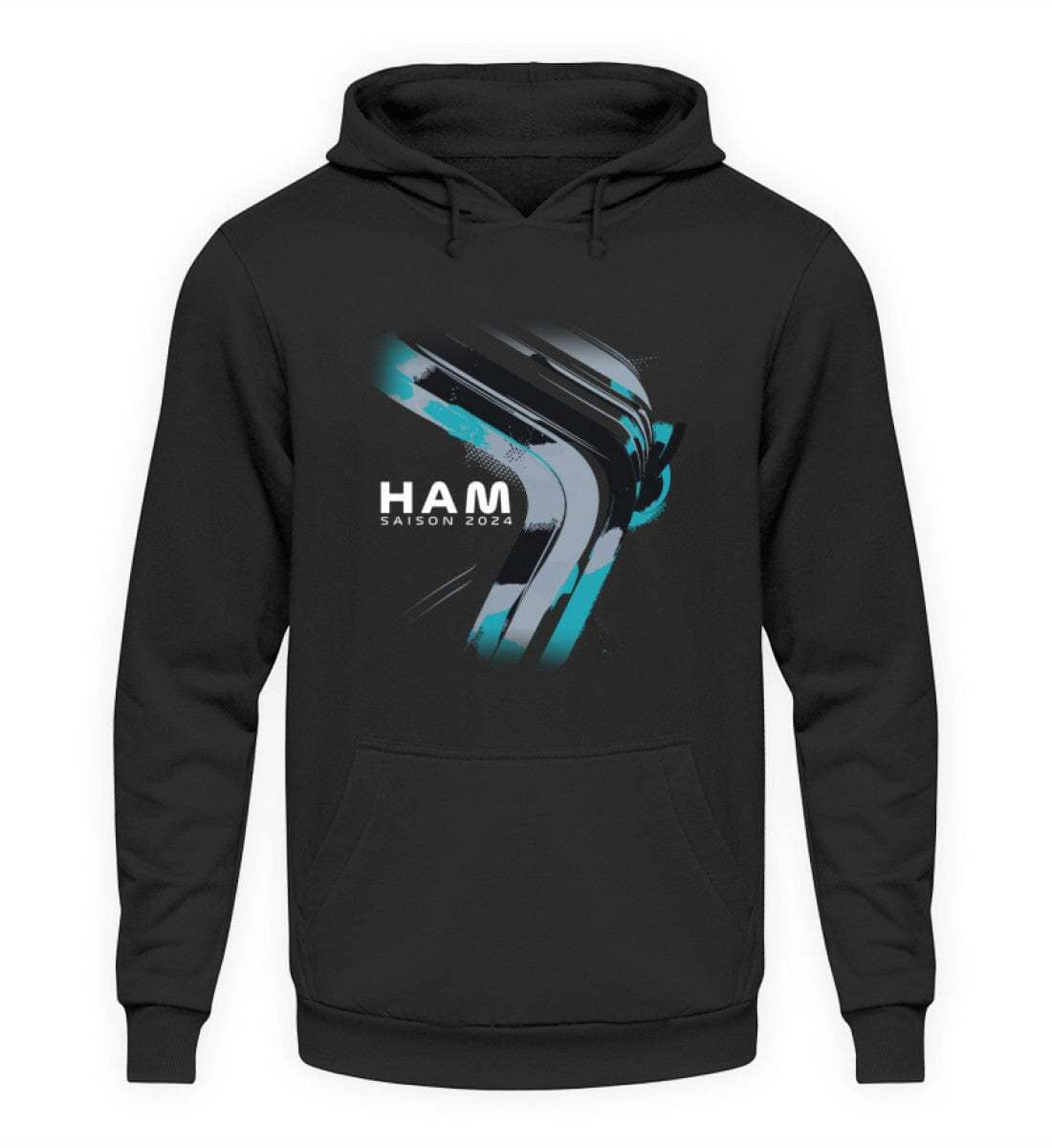 F1 Racing Lewis Hamilton 2024 Limited Edition - Unisex Hoodie Hoodie Novawear Tief Schwarz XS 