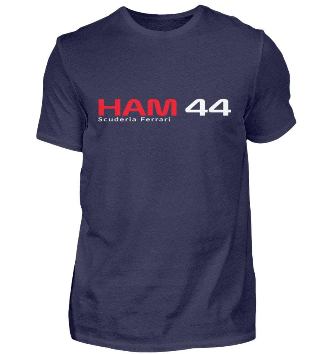 F1 Racing Lewis Hamilton 44 - Herren Shirt Herren Basic T-Shirt Shirtee Navy XS 