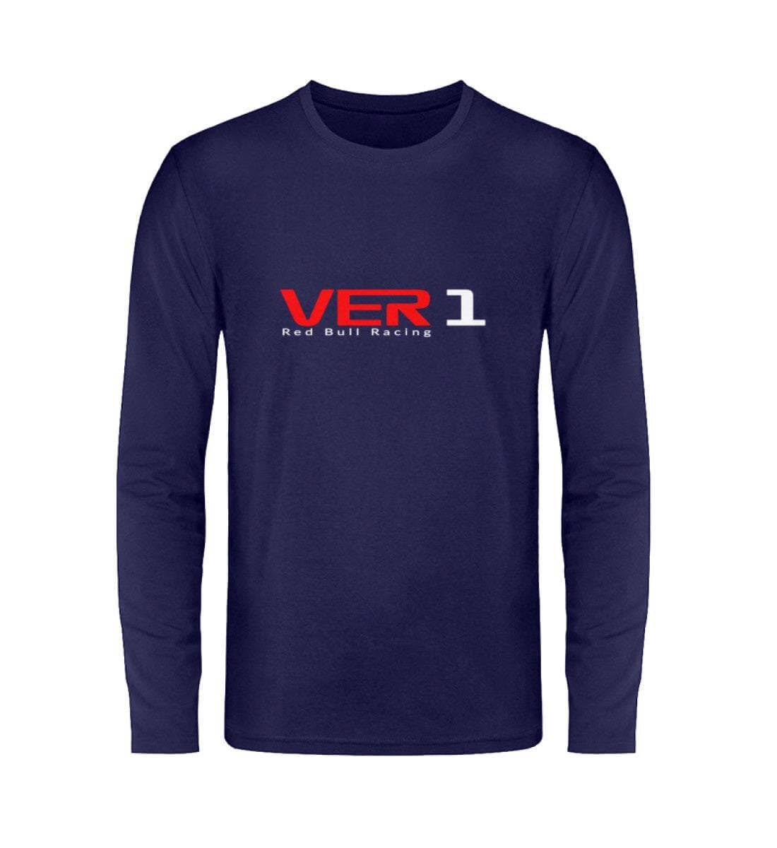 F1 Racing Max Verstappen 1 - Unisex Langarmshirt Langarmshirt Novawear Navy S 