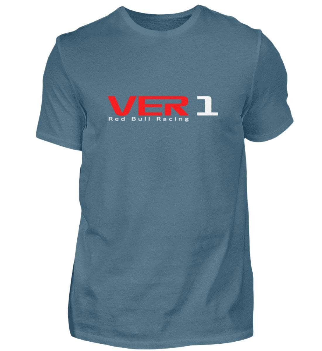 F1 Racing Max Verstappen 1 - Unisex Shirt T-Shirt Novawear Steinblau XS 