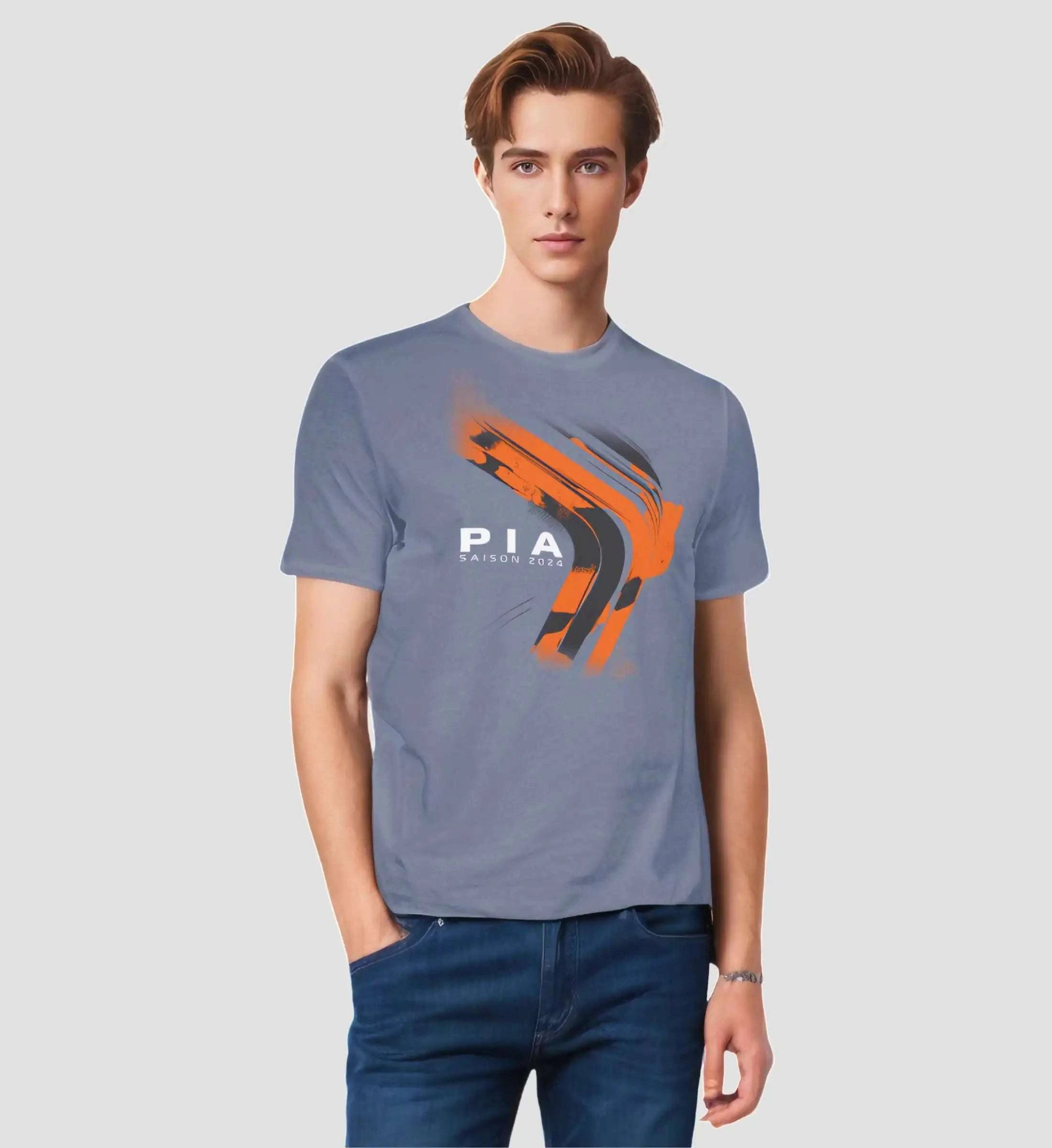 F1 Racing Oscar Piastri 2024 Limited Edition - Herren Shirt T-Shirt Novawear Pacific Grey S 