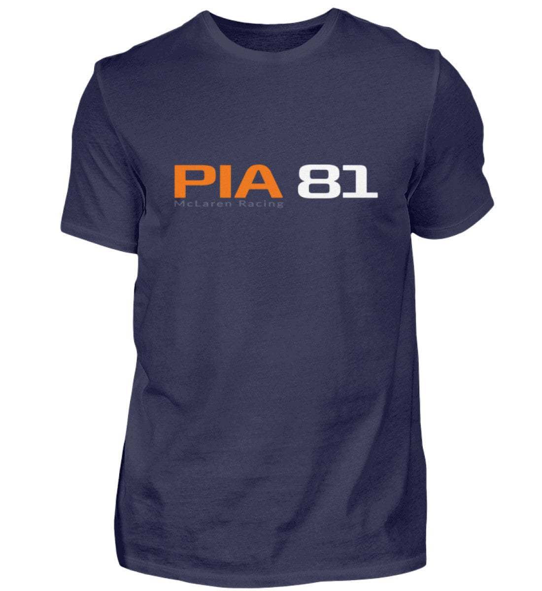 F1 Racing Oscar Piastri 81 - Unisex Shirt T-Shirt Novawear Navy XS 