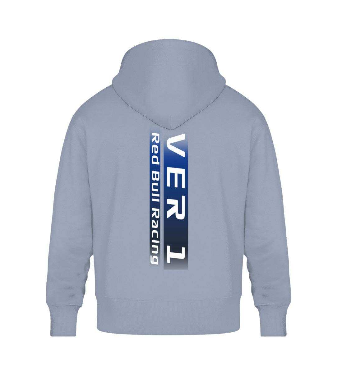 F1 Racing Oversized Max Verstappen Backprint - Unisex Oversized Organic Hoodie Oversized Hoodie Novawear Serene Blue XS 