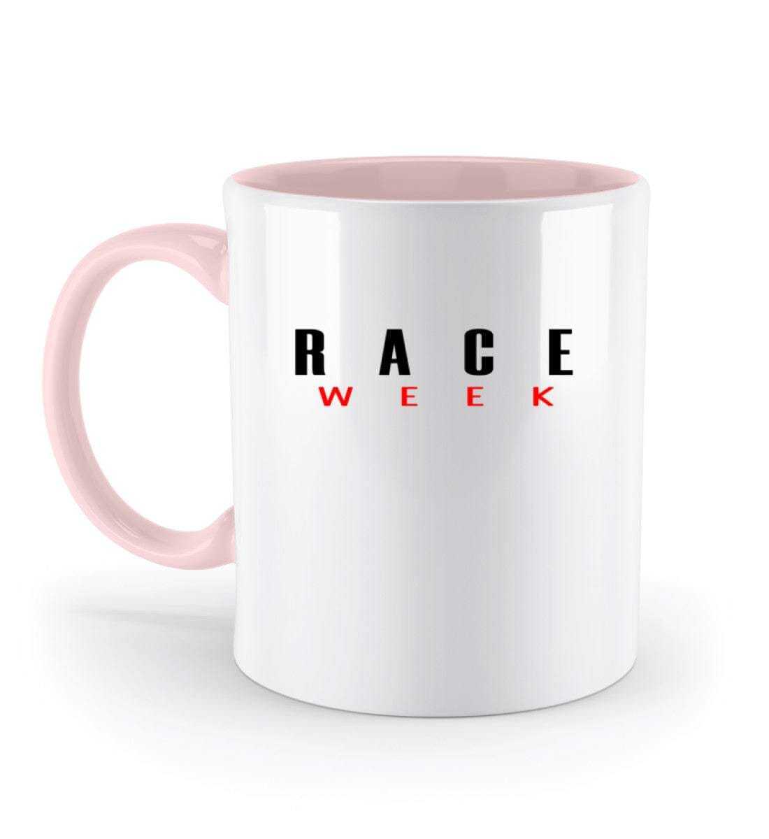 F1 Racing Race Week - Zweifarbige Tasse Tasse Zweifarbig Novawear Puder Rosa 330ml 