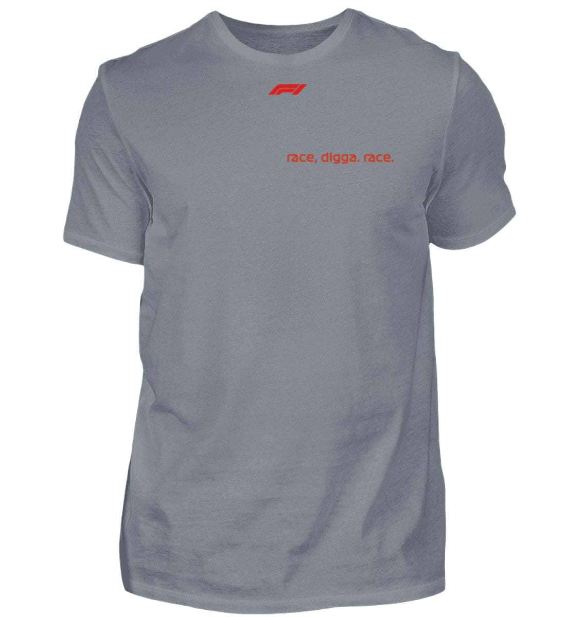 F1 Racing RaceDiggaRace -Unisex Shirt T-Shirt Novawear Pacific Grey S 