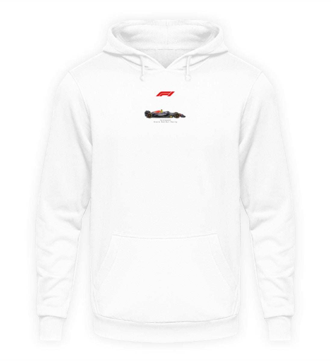 F1 Racing Red Bull Verstappen - Unisex Hoodie Hoodie Novawear Arktikweiß XS 