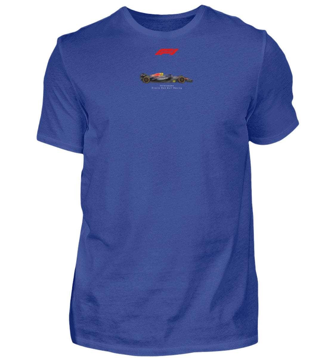 F1 Racing Red Bull Verstappen - Unisex Shirt T-Shirt Novawear Royalblau XS 