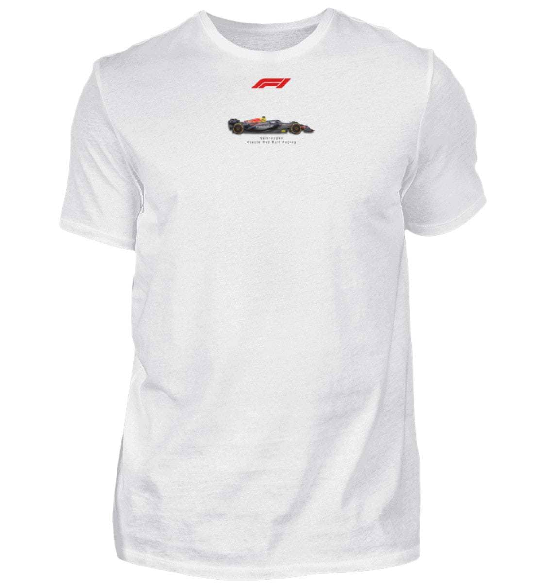 F1 Racing Red Bull Verstappen - Unisex Shirt T-Shirt Novawear White S 