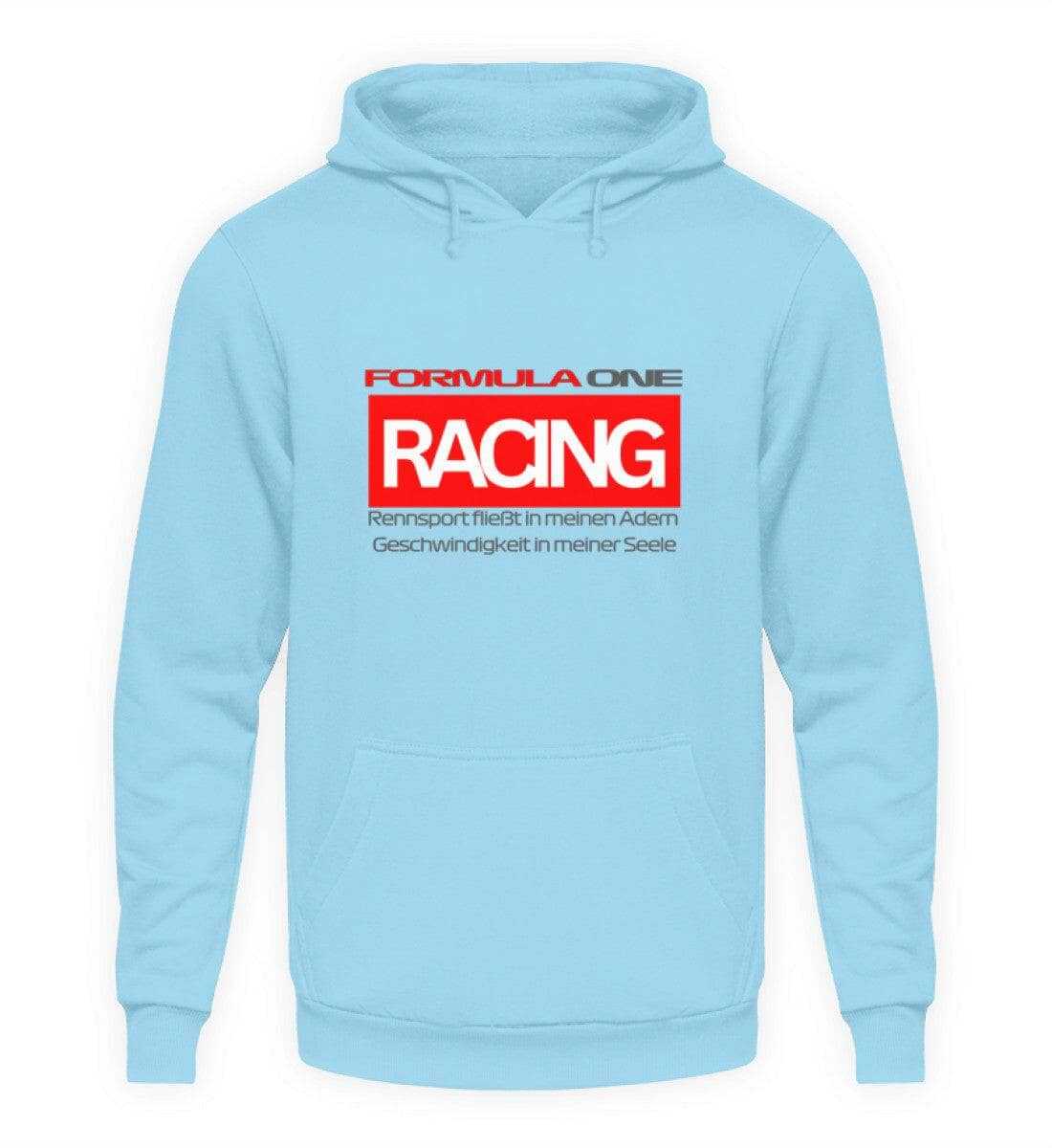 F1 Racing Rennsport - Unisex Hoodie Hoodie Novawear Himmelblau XS 