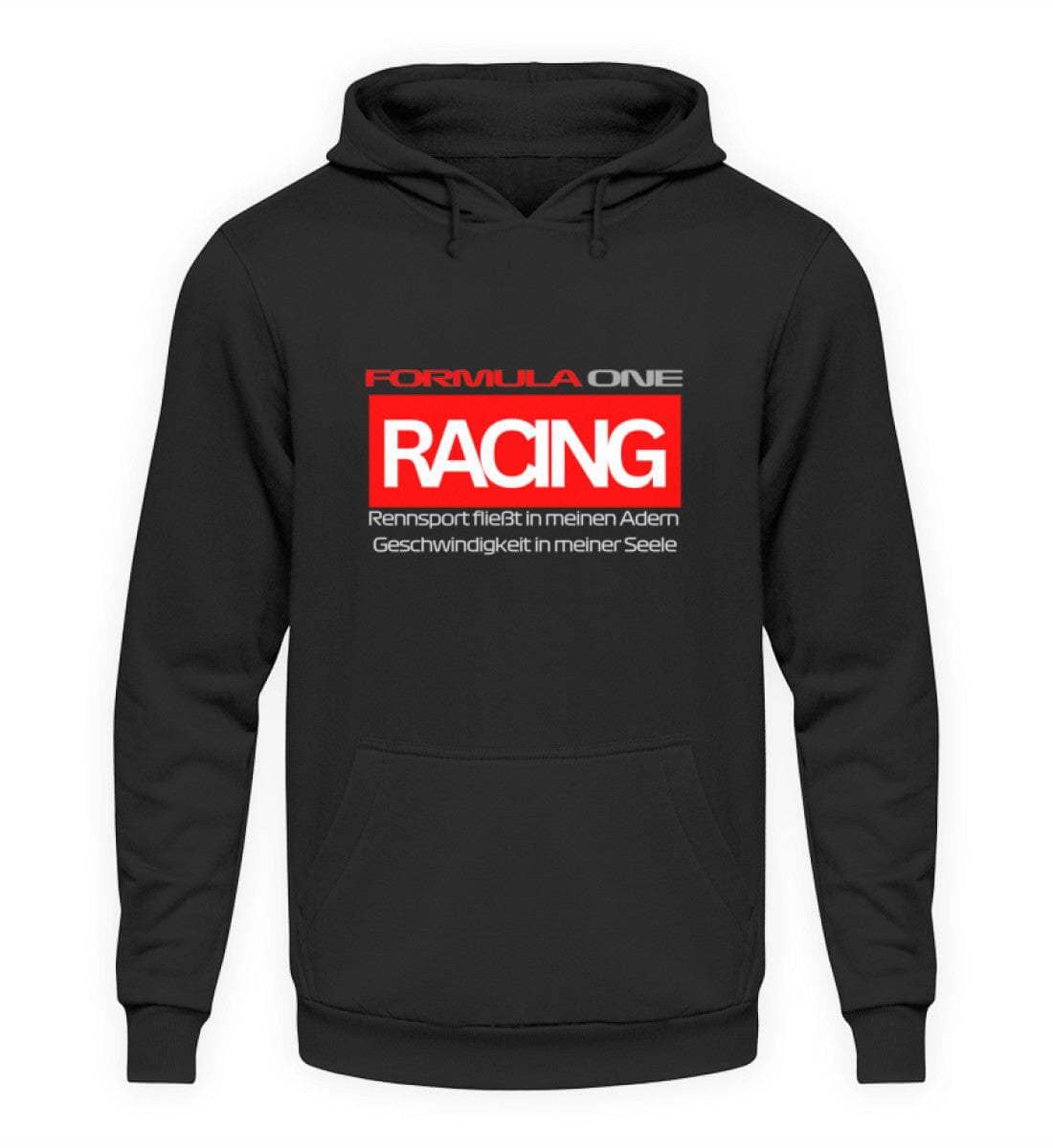 F1 Racing Rennsport - Unisex Hoodie Hoodie Novawear Tief Schwarz XS 