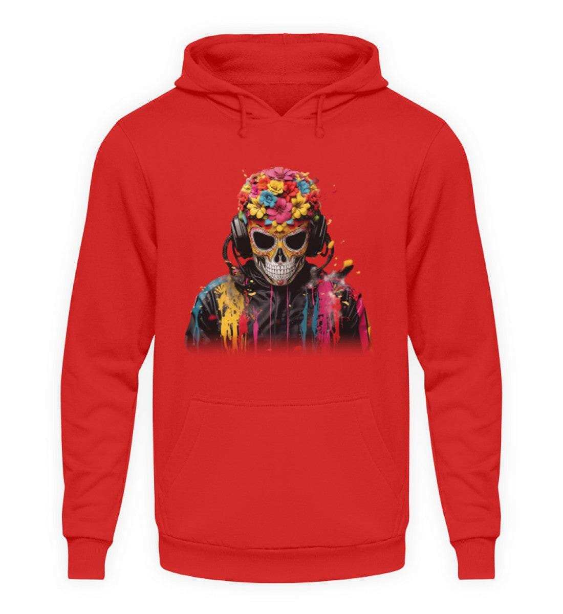 F1 Racing Skull - Unisex Hoodie Hoodie Novawear Fire Red XS 