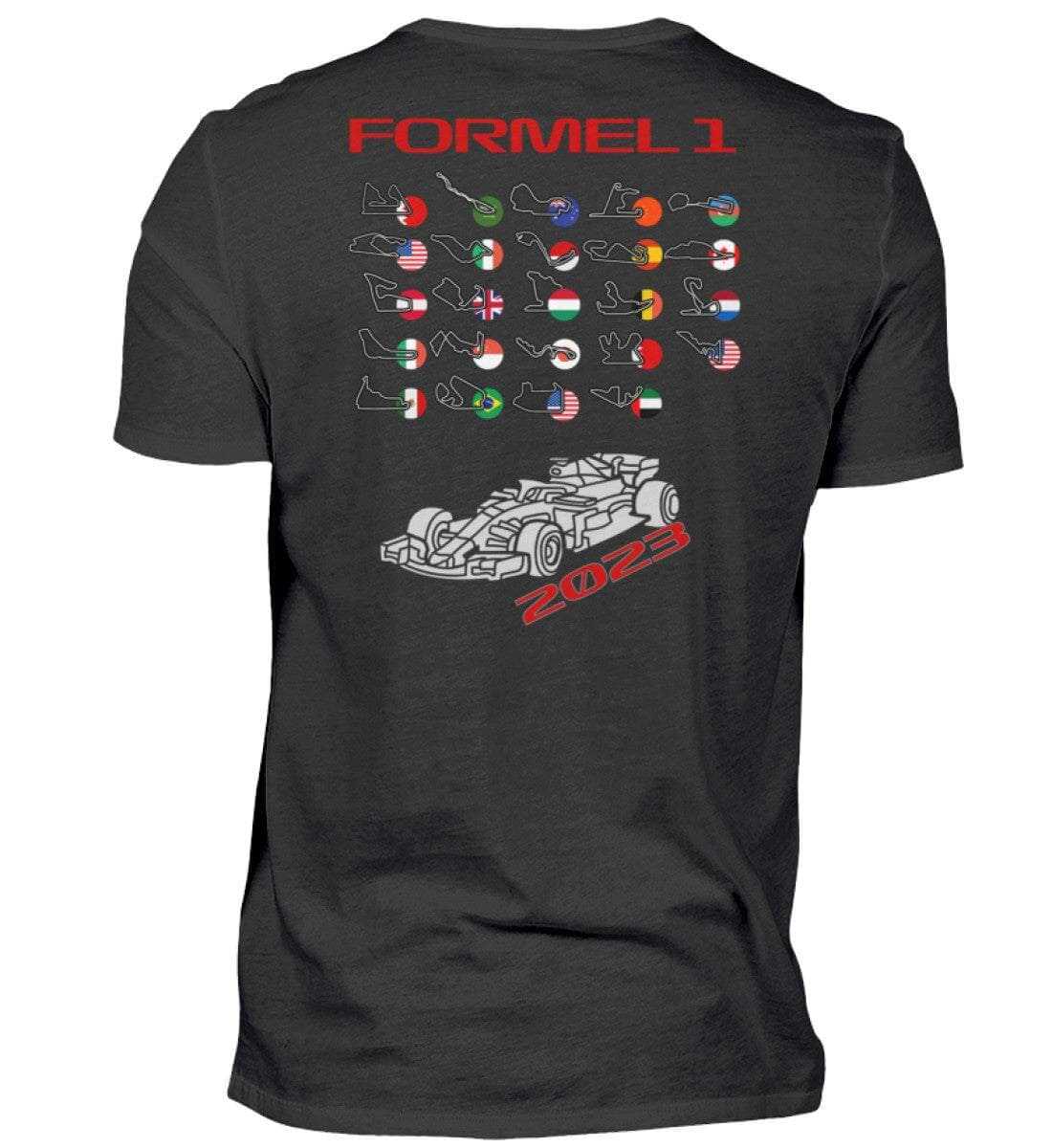 F1 Racing Tracks - Unisex T-Shirt T-Shirt Novawear Schwarz XS 