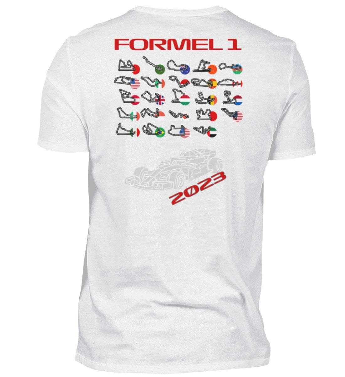 F1 Racing Tracks - Unisex T-Shirt T-Shirt Novawear White S 