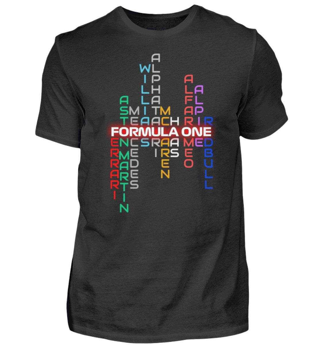 F1 Racing Typo2 - Unisex T-Shirt T-Shirt Novawear Schwarz XS 