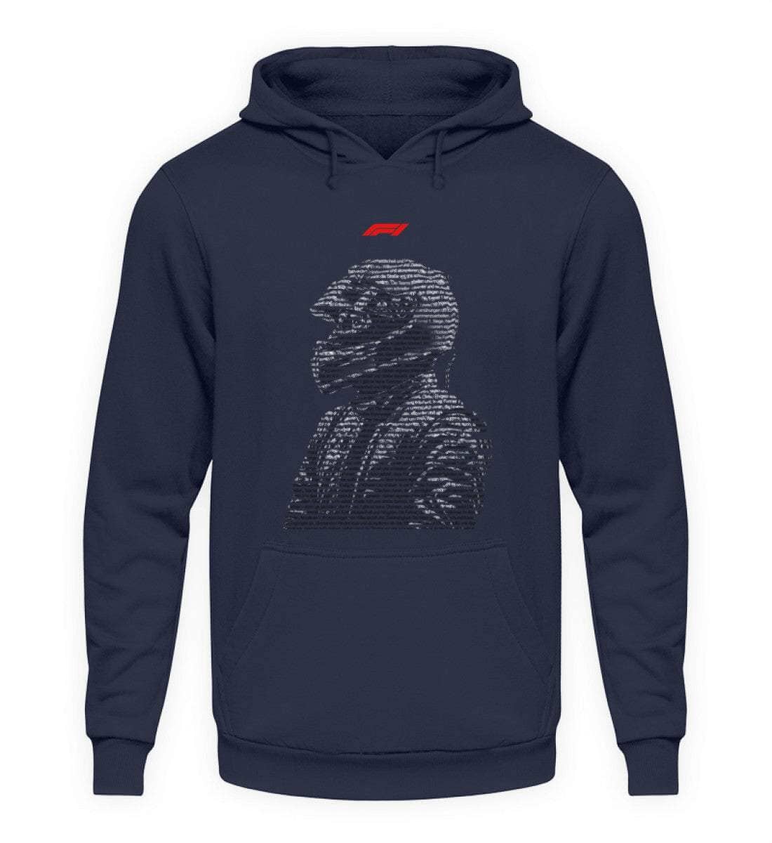 F1 Racing Typographie - Unisex Hoodie Hoodie Novawear Oxford Navy XS 