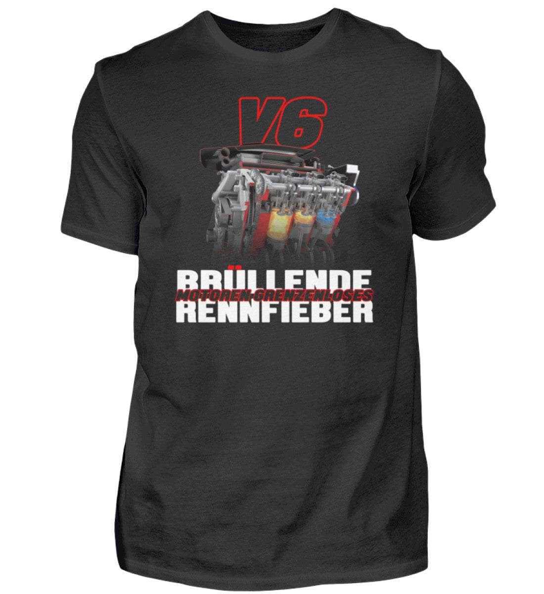 F1 Racing V6 Brüllende Motoren - Unisex Shirt T-Shirt Novawear Schwarz XS 