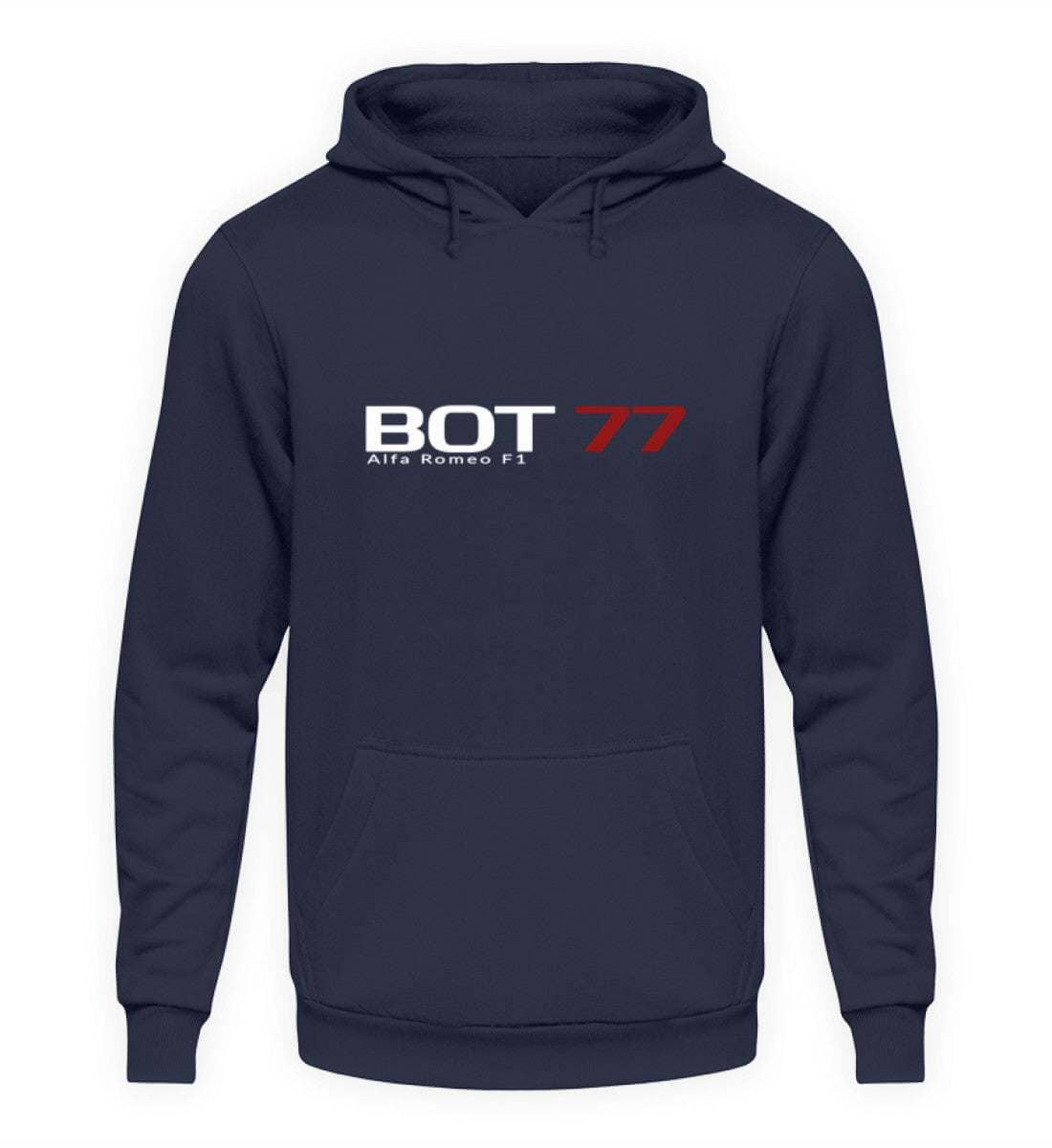 F1 Racing Valtteri Bottas 77 - Unisex Hoodie Hoodie Novawear Oxford Navy XS 