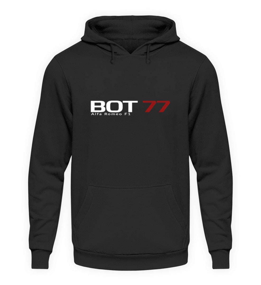 F1 Racing Valtteri Bottas 77 - Unisex Hoodie Hoodie Novawear Tief Schwarz XS 