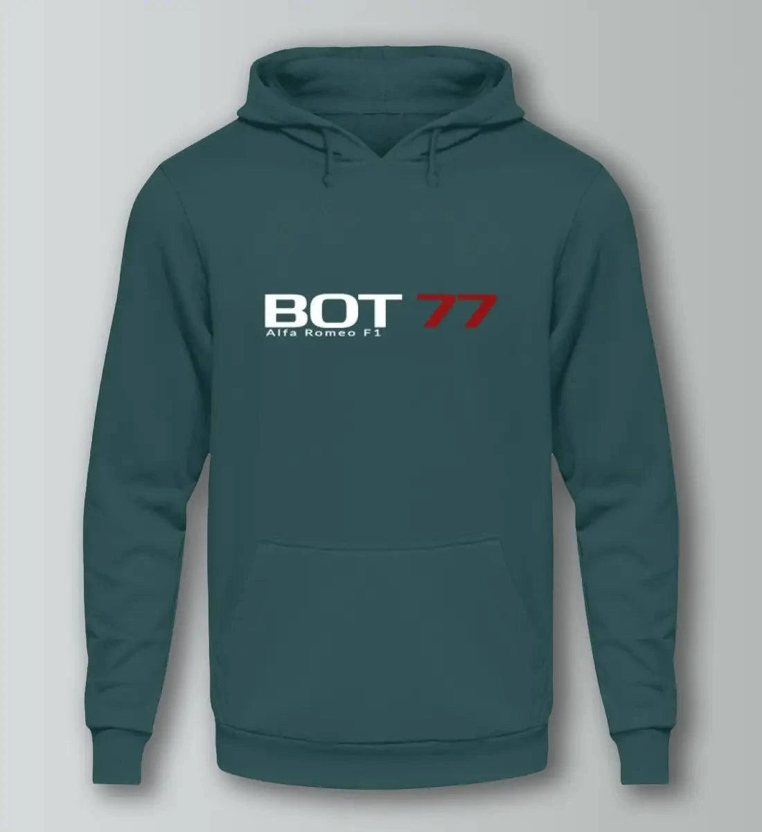 F1 Racing Valtteri Bottas 77 - Unisex Hoodie Kapuzenpullover Novawear Airforce Blue XS 