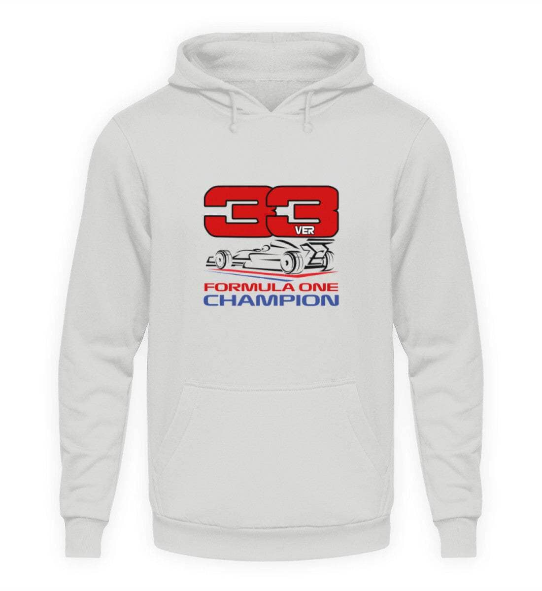 F1 Racing Verstappen 33 - Unisex Hoodie Hoodie Novawear Sport Grey XS 