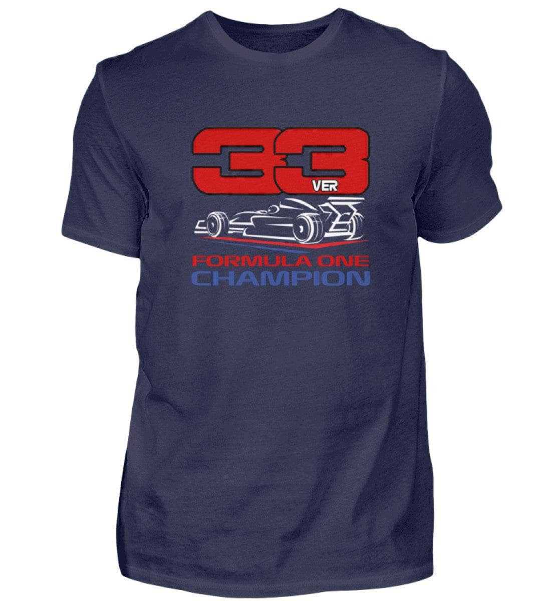 F1 Racing Verstappen 33 - Unisex T-Shirt T-Shirt Novawear Navy XS 