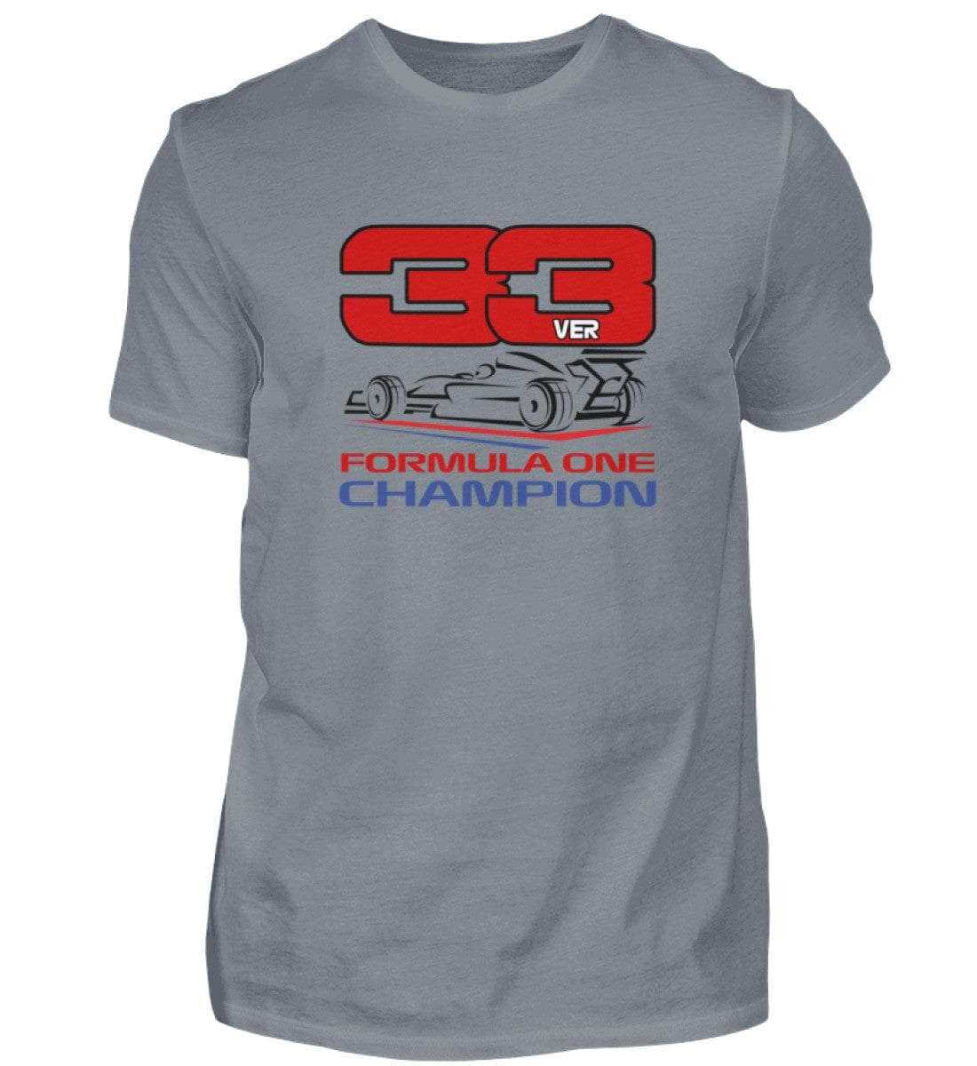 F1 Racing Verstappen 33 - Unisex T-Shirt T-Shirt Novawear Pacific Grey S 