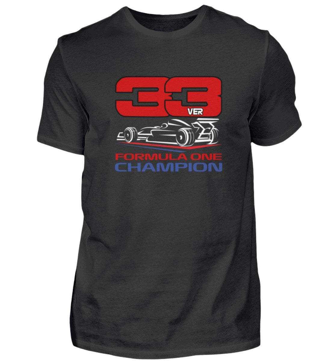 F1 Racing Verstappen 33 - Unisex T-Shirt T-Shirt Novawear Schwarz XS 