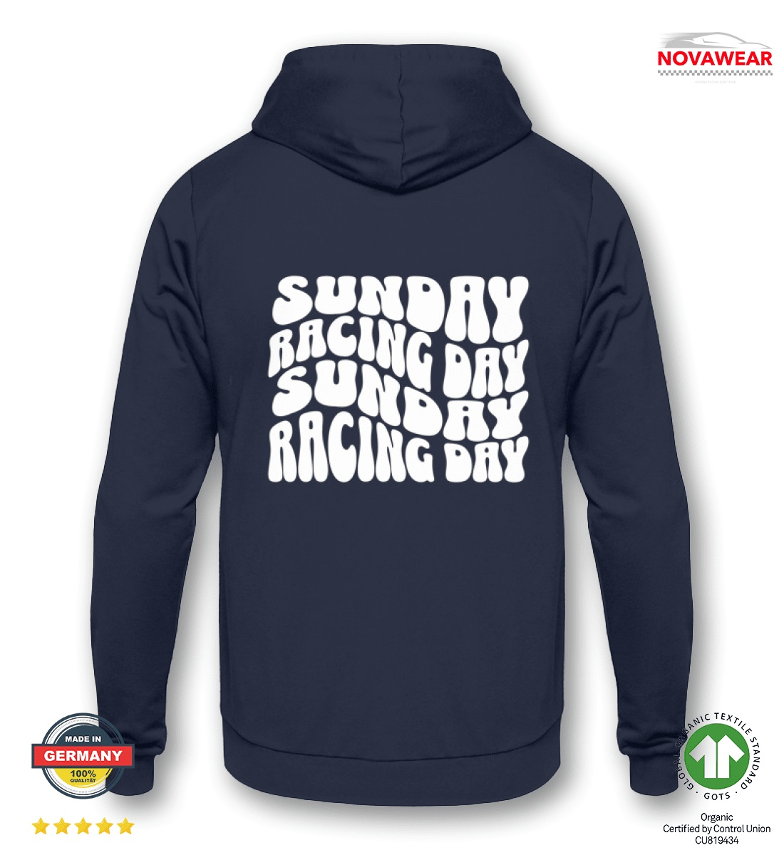 F1 Sunday Racing Day | Limited Edition - Unisex Hoodie Unisex Hoodie Shirtee Oxford Navy XS 