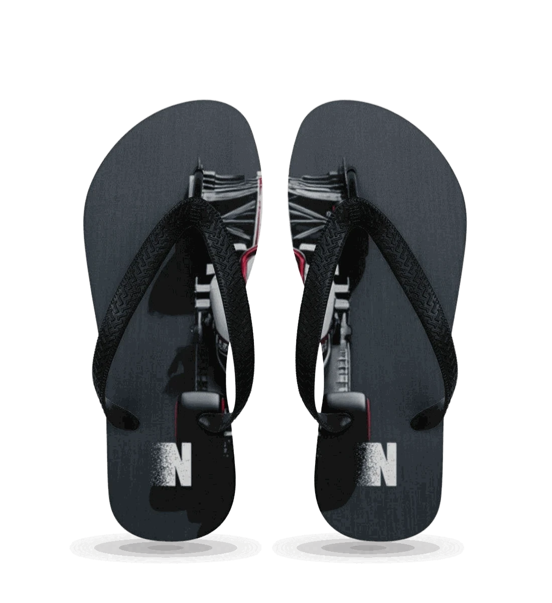 FlipFlop Race Car - Flip Flops Flip Flops Groß Novawear Navy 44-46 
