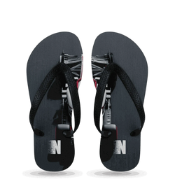 Image of FlipFlop Race Car - Flip Flops Flip Flops Groß Novawear Navy 44-46 