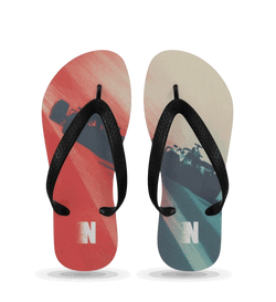 Image of FlipFlop Race Speed - Flip Flops Flip Flops Groß Novawear Navy 44-46 